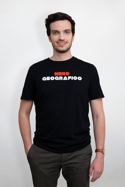 T-Shirt Classica: Nerd geografico