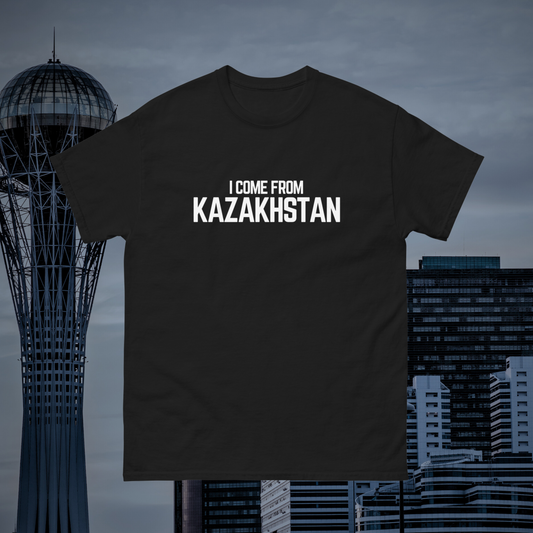 T-Shirt Classica: I come from Kazakhstan