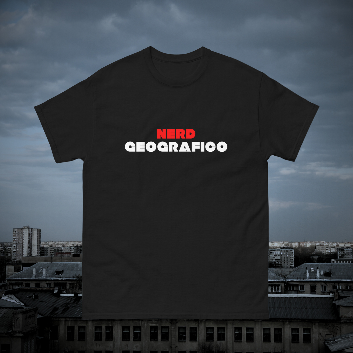 T-Shirt Classica: Nerd geografico